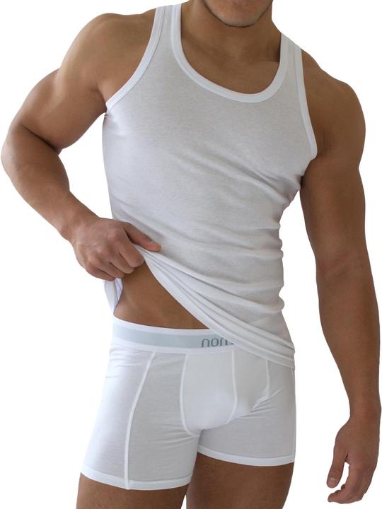 Image du produit Normani 5 pièces maillot de corps homme fines côtes blanc (4XL)