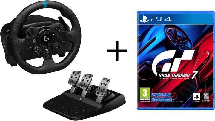 Logitech G G923 Trueforce + Gran Turismo 7 (PS4)