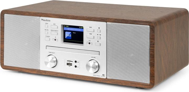 Image du produit Audizio DAB+ Radio Avola Silber, Radio Tuner: FM, DAB+ (DAB+ DAB, FM, Bluetooth, WiFi)