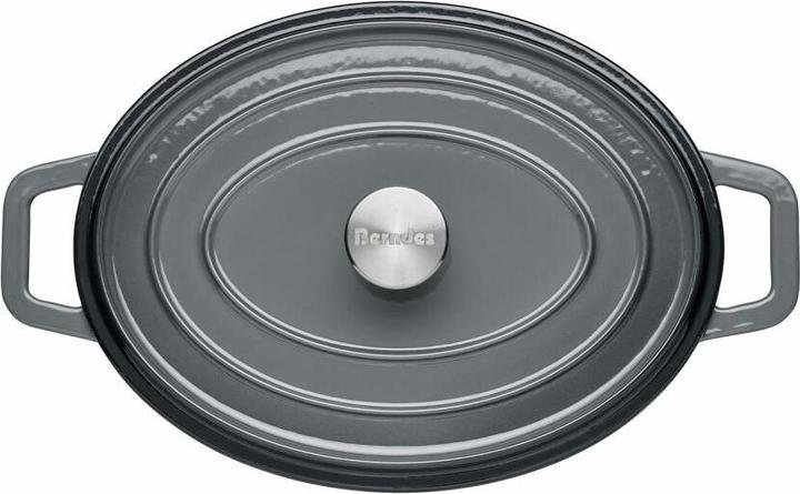 Image du produit Berndes Cocotte B.IRON Fonte ovale 31 x 24 cm 6 litres noir INDUCTION (Cocotte + faitout, Fonte)