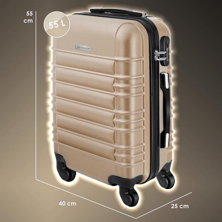 Produktbild Kesser Handgepäck-Reisekoffer (55 l, M (50 - 90l))
