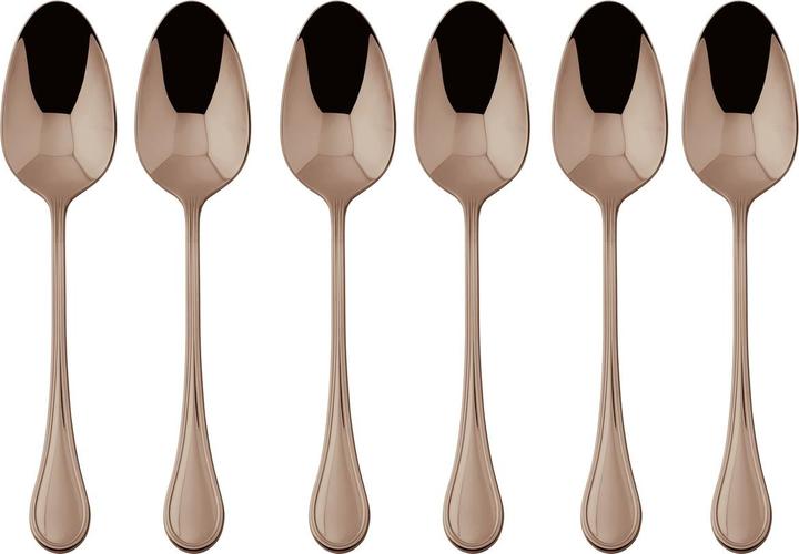 Actual product image Rosenthal Set of 6 Royal stainless steel/PVD copper demitasse spoons (1 Piece, Cutlery set)