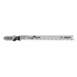 Image du produit Bosch Professional Zubehör Lame de scie sauteuse T 101 B Clean for Wood, pack de 3