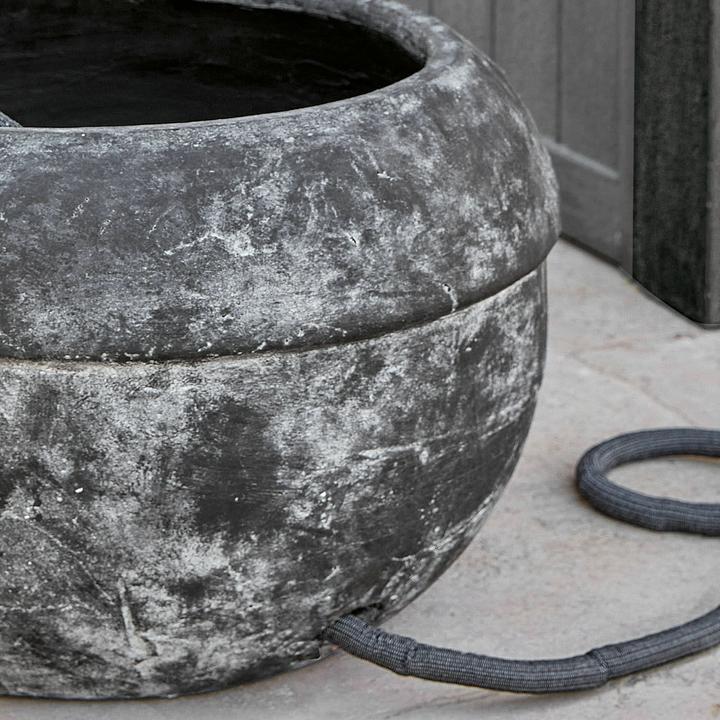 Immagine prodotto Loberon Vaso per tubi da giardino Arbaz grigio antico