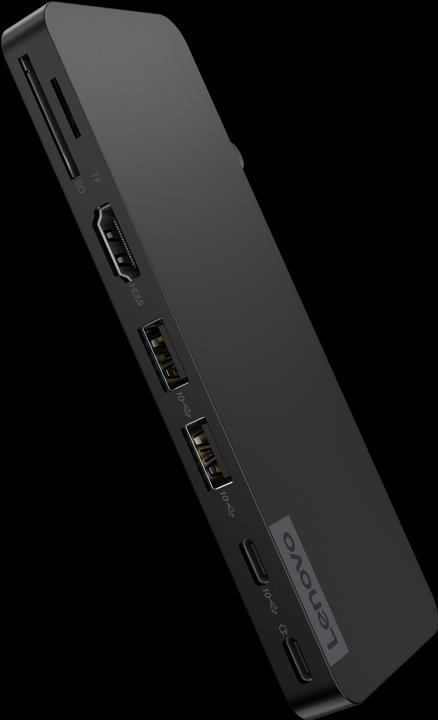 Image du produit Lenovo Usb-C Slim Travel (USB-C, 8 Ports)