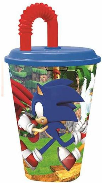 Productafbeelding Stor Sonic-Becher mit Deckel und Strohhalm, 430 ml