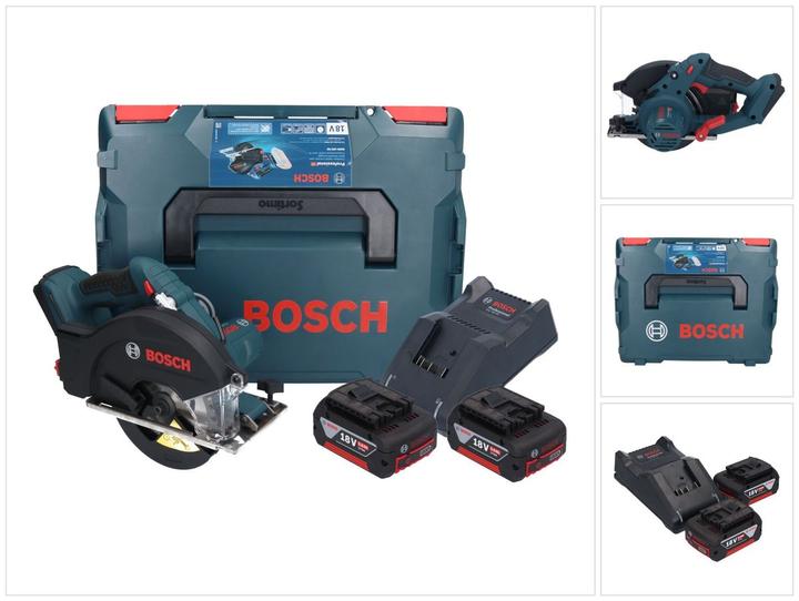 Immagine prodotto Bosch Professional Sega circolare manuale a batteria GKM 18V-50 (L) (2xPC5.0Ah) (06016B8002)