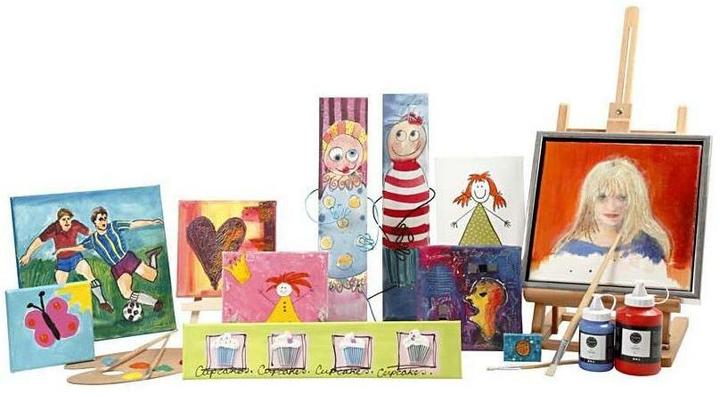 Produktbild Creativ Company Keilrahmen 15 x 15 cm, Weiss, 80 Stück (15 x 15 cm)
