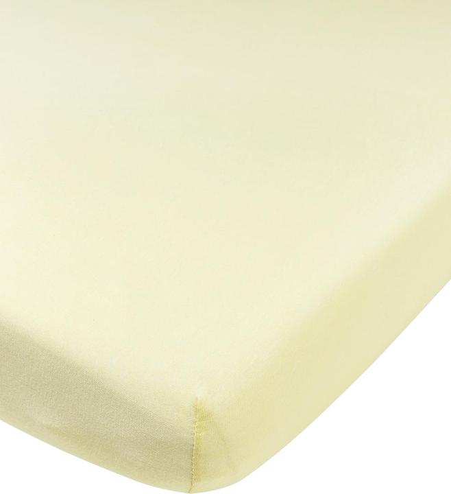 Produktbild Meyco Home jersey Spannbettlaken 90x200 soft yellow (90 x 200 cm)