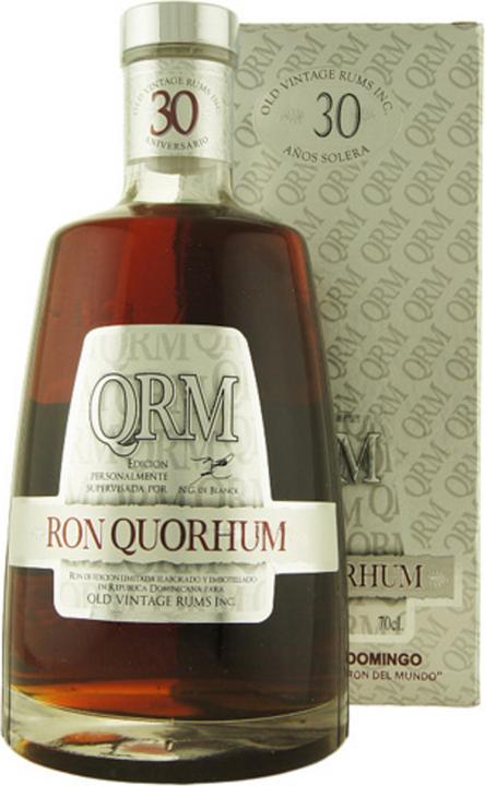 Produktbild Ron Quorhum Ron 30 Aniversario Rum mit Etui (1 x 70 cl)