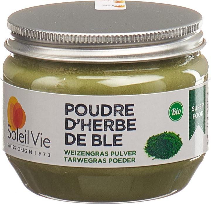 Actual product image Soleil Vie Wheatgrass powder organic (1 Piece, Powder, 70 g)