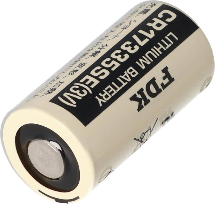 Actual product image FDK Battery Sanyo Lithium Battery CR17335 SE Size 2/3A, without solder tags CR17335SE (1 pcs., 2/3 A, 1800 mAh)