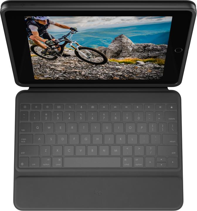 Produktbild Logitech Rugged Folio (CH, iPad 2019 (7. Gen), iPad 2020 (8. Gen), iPad 2021 (9. Gen))