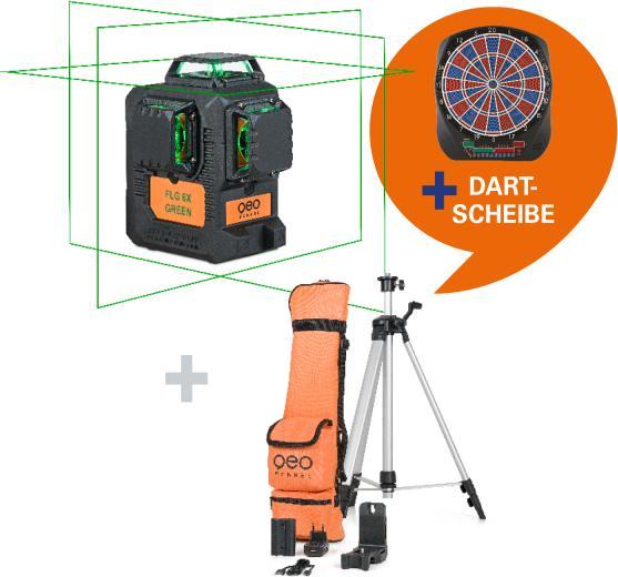 Produktbild Geo-Fennel Akku-Multi-Linienlaser-Set 3 x 360° FLG 6X-GREEN