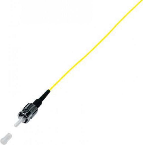 Actual product image Tecline Fibre optic pigtail, 9/125 µm, OS2 fibre, ST connector, 2.0 m ST fibre pigtail for installation in (2 m)
