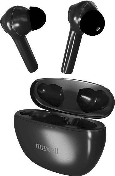 Actual product image Maxell Dynamic+ Wireless Headphones with Charging Case Bluetooth Black (4 h, Wireless)