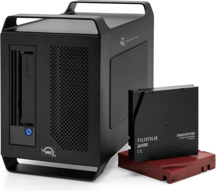 OWC Solution de stockage/archivage de bandes Mercury Pro LTO-8 Thunderbolt avec stockage SSD embarqué (1000 Go)