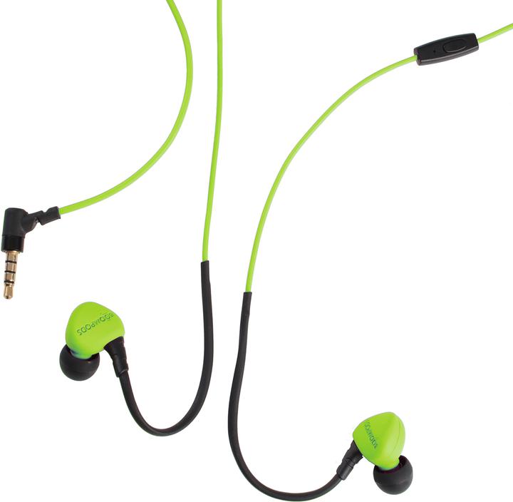 Actual product image Boompods Sportpods Race, cable headphones (Cable)