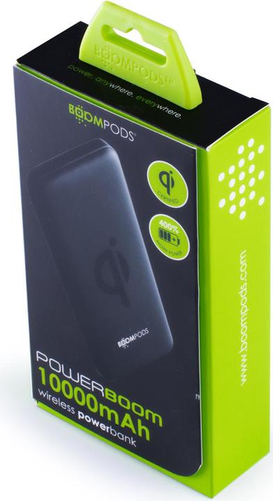 Boompods Powerboom Chargeur sans fil Qi (10000 mAh, 37 Wh)