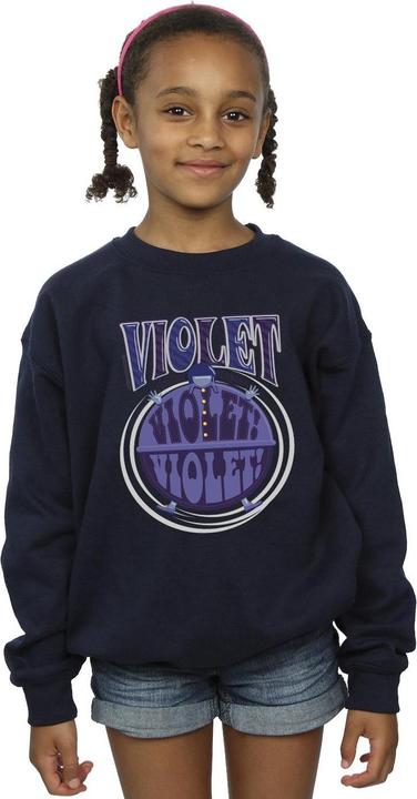 Produktbild Willy Wonka & the Chocolate Factory Violet Turning Violet Sweatshirt Mädchen (140, 146)