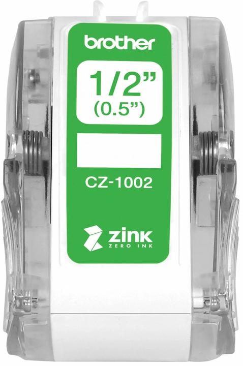 Produktbild Brother CZ-1002 Etikettenrolle (1.20 cm, Weiss)