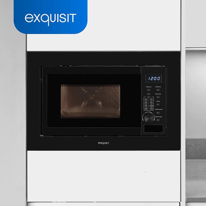Actual product image Exquisit Built-in Microwave Black Digital (20 l)
