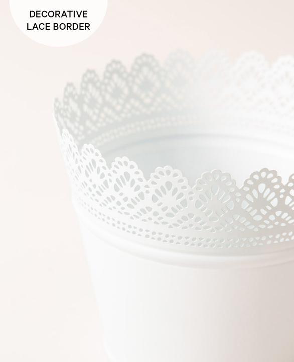 Image du produit Esmée Pot de fleurs, cache-pot avec pointes, tôle (18 cm)