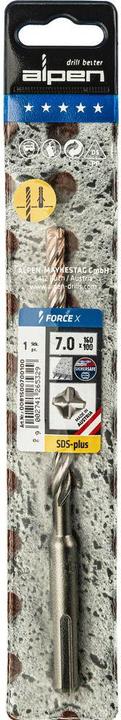 Actual product image Alpen SDSplus hammer drill FORCE cutting (7 mm)