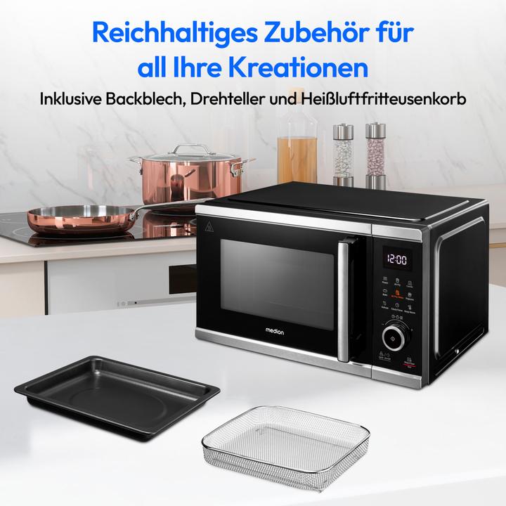 Produktbild Medion MD 11499 Mikrowelle mit Grill und Heissluftfritteuse (25 l)
