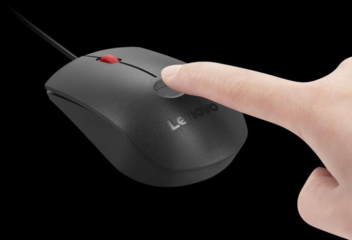 Produktbild Lenovo Fingerprint Biometric USB Mouse Gen3 (Kabelgebunden)