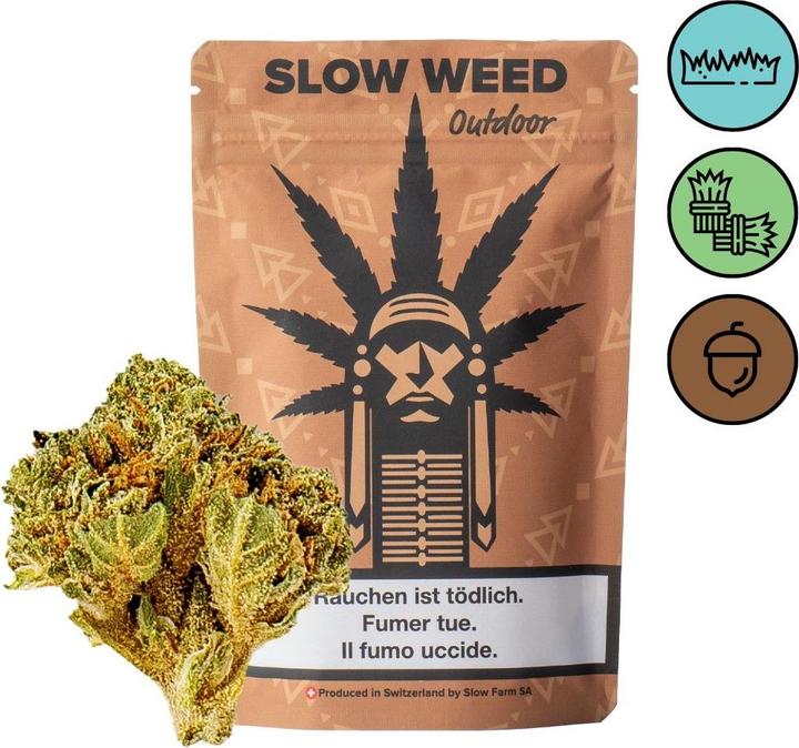 Image du produit SlowWeed Herbe lente Blanc de neige 10g (10 g, Extérieur)
