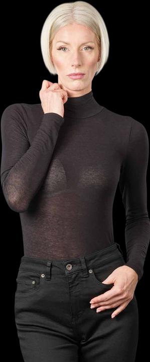 Actual product image Scotch & Soda Turtle Neck Shirt Long Sleeve Evening Black (XS)