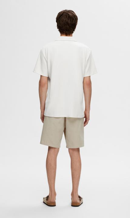 Actual product image Selected Homme Ribbed cuban collar short sleeve shirt (L)
