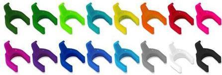 Produktbild PatchSee PatchClip TU/PC - Farbcodierung für Stecker - Türkisblau (Packung mit 50) (Netzwerk Zubehör)