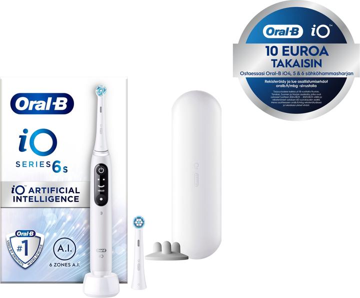 Actual product image Oral-B iO 6 Adult Vibrating Toothbrush White (Oscillating toothbrush)