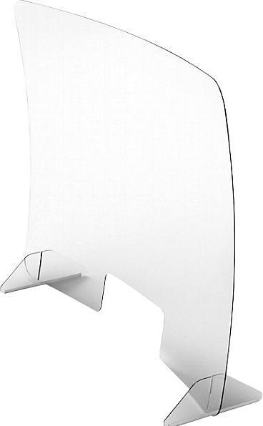 Image du produit Dancop Vitre de protection contre les infections, en plastique, avec pieds, h x l 805 x (80.50 cm, 100.50 cm)