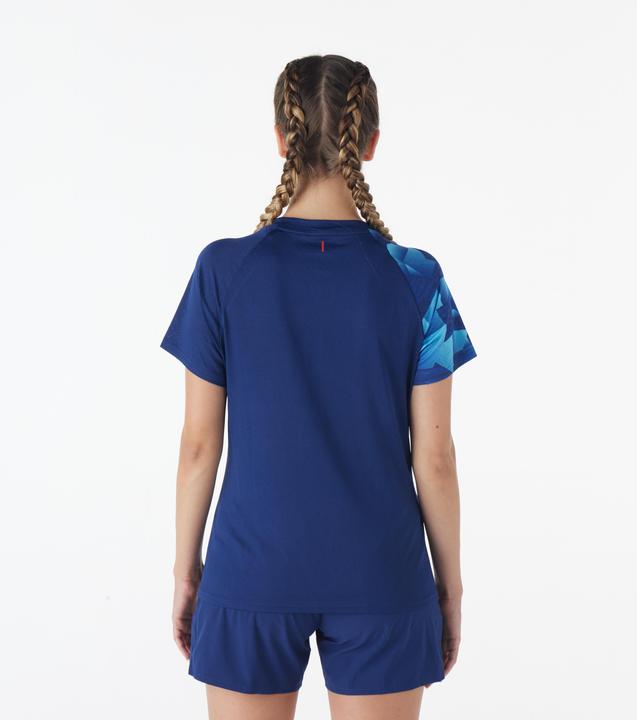 Produktbild Perfly Damen Badminton T-Shirt - 560 navy/aqua (S)