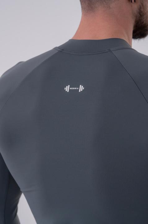 Image du produit Nebbia T-shirt fonctionnel à manches longues "Active" 328 gris (M)