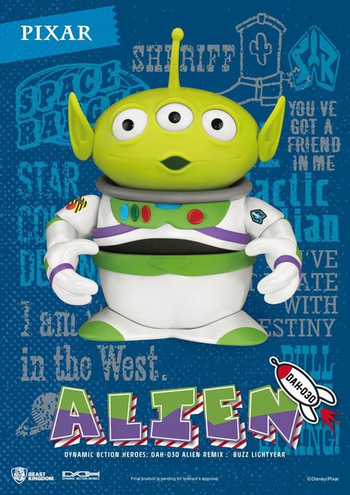 Immagine prodotto Beast Kingdom Statuetta di Toy Story Dynamic Action Heroes Alien Remix Buzz Lightyear 16 cm