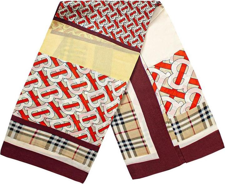 Actual product image JTI Patterned scarf - Orange, No. 23