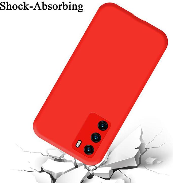 Actual product image Cadorabo TPU Liquid Silicone Case Cover (Huawei P40)