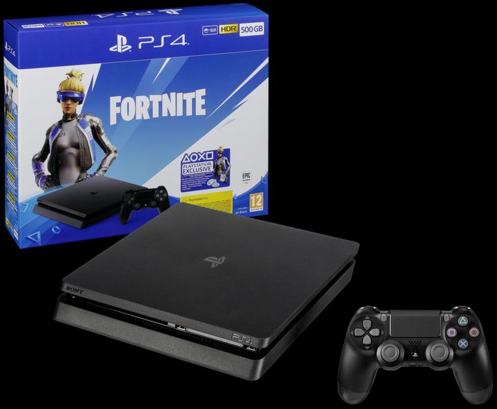 Actual product image Sony Playstation 4 Slim 500GB Fortnite Neo Versa Bundle