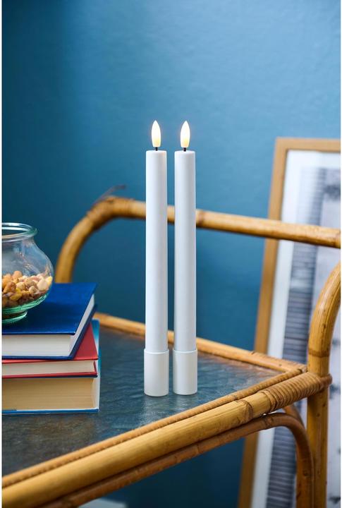 Actual product image Sirius LED Stick Candles Set Sille 2 pieces, White (2 x)