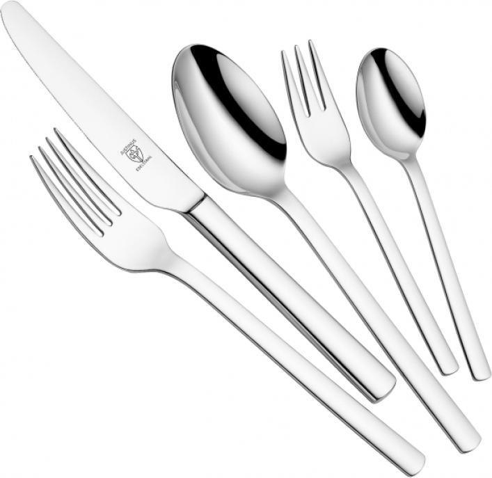 Produktbild Justinus 30tlg Besteckgarnitur Edelstahl Rostfrei Alpha (30 Stück, Besteck Set)