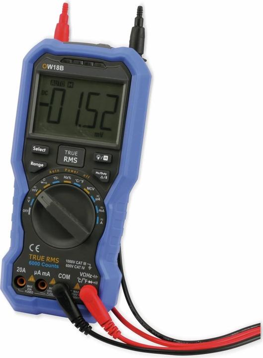 Actual product image Owon True RMS Bluetooth Multimeter OW18B
