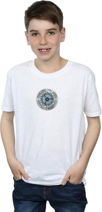 Image du produit Garçons - Avengers Endgame Tony Stark Heart T-Shirt (128)