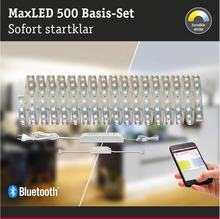 Produktbild Paulmann MaxLED 500 Stripe Set (Weiss, 1000 cm, Indoor)