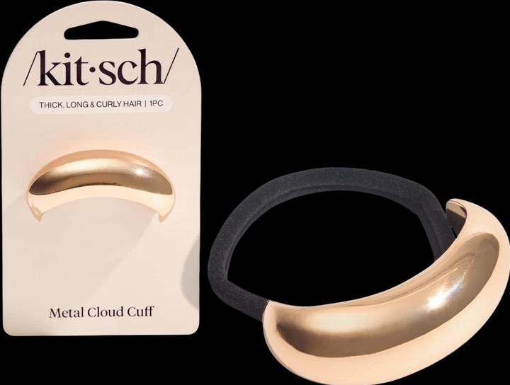Image du produit Kitsch Haarband Metallwolke Gold L