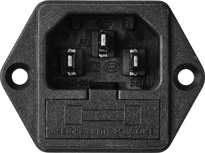 Produktbild Tru Components TC-10101436 Netzfilter mit Kaltgerätebuchse 250 V/AC 10 A 0.3 mH