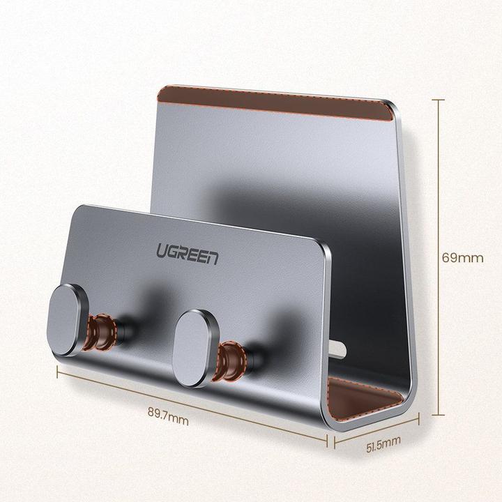 Produktbild Ugreen metal wall mount for smartphone tablet black (LP193)